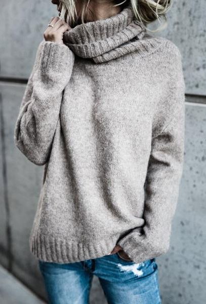 Как выглядит самый модный свитер зимы 2018 - 12 стильных образов 