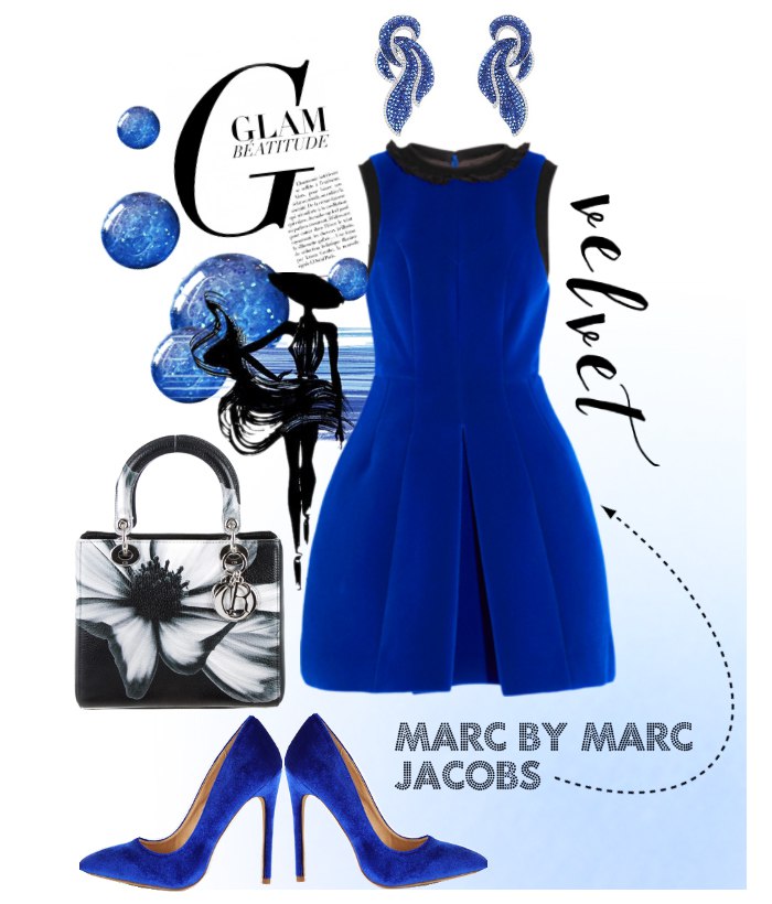 Синий иней: 7 идей, как создать нарядный образ с синим платьем
