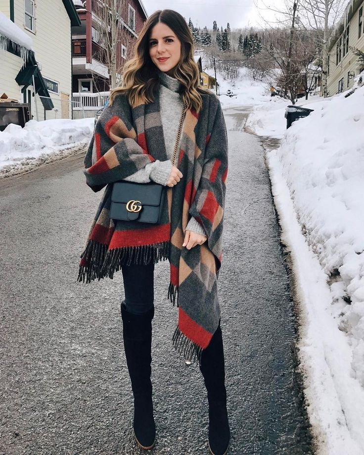 Как оживить зимний гардероб: 6 стильных вариантов с шарфом