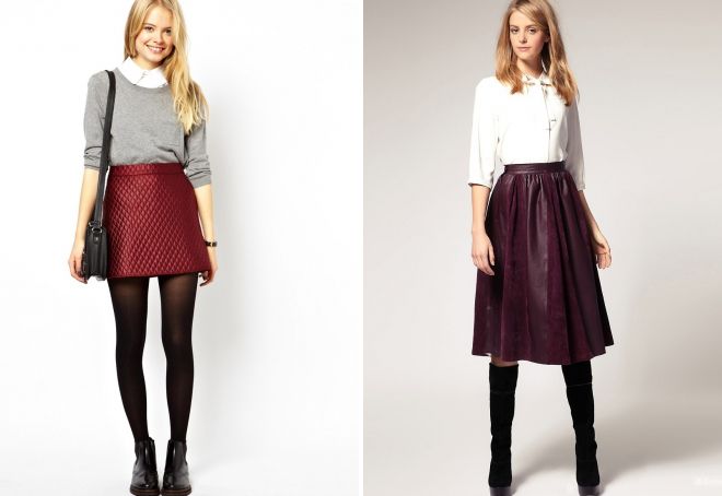 Все по-зимнему: 16 уютных вариантов юбками из теплой ткани
