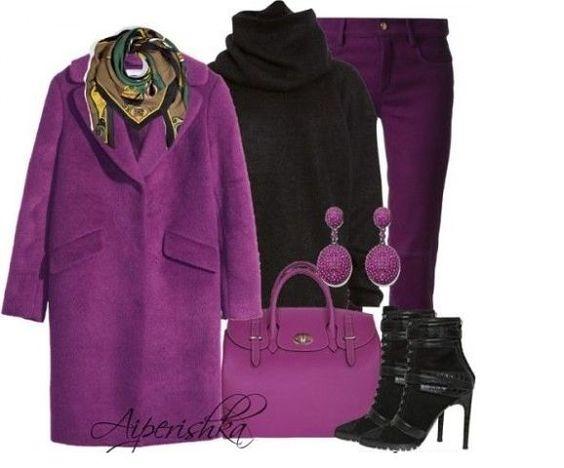 Модное решение: 7 весенних сетов в трендовом цвете ultra violet