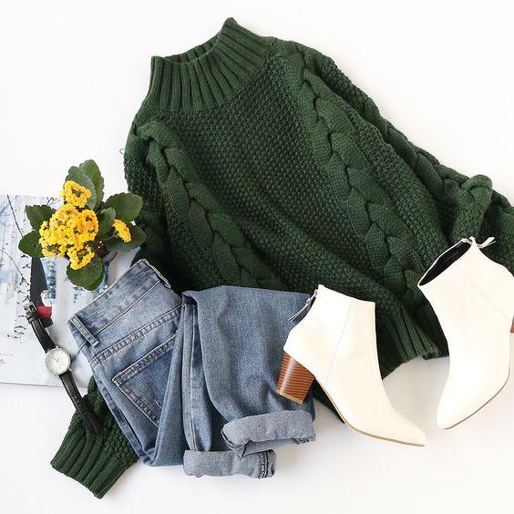 Любимый свитер в весеннем гардеробе: 6 простых образов на скорую руку