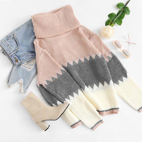 Любимый свитер в весеннем гардеробе: 6 простых образов на скорую руку