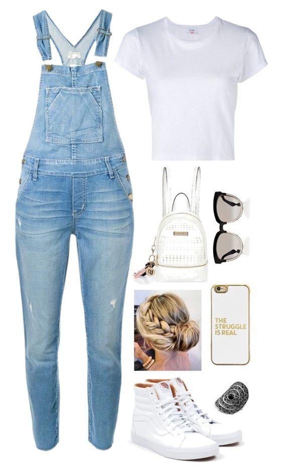 Как носить джинсовый комбинезон: 8 стильных образов с самой комфортной одеждой
