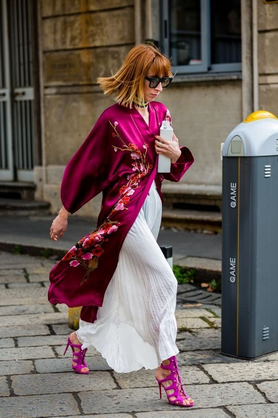 Восток — дело тонкое: 13 безумно женственных образов с кимоно