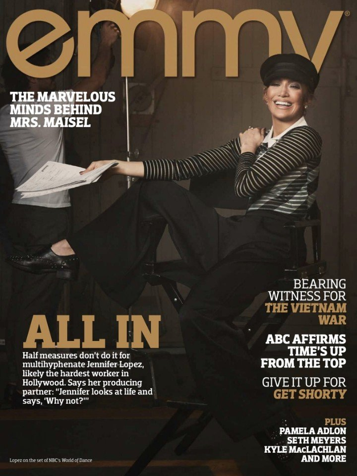 Джей Ло доказала, что может быть абсолютно разной в новой съемке Emmy Magazine