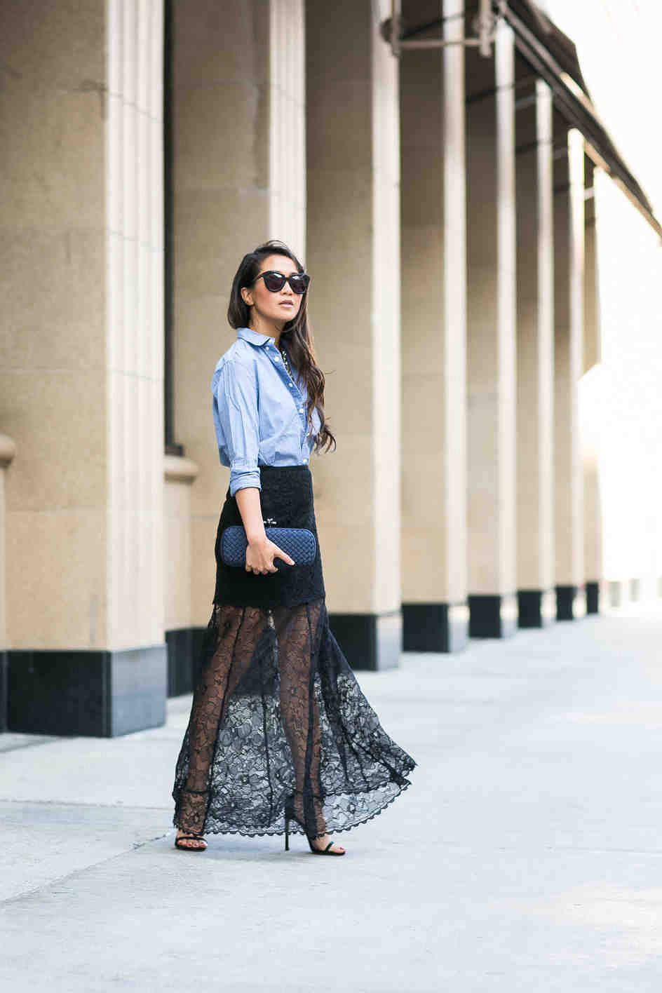 Как носить черную полупрозрачную юбку: 10 шикарных образов для роковых дам