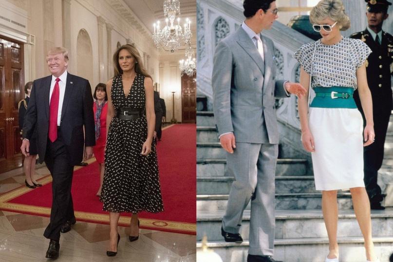 Стиль на все времена: 7 общих деталей в стиле Мелании Трамп и принцессы Дианы