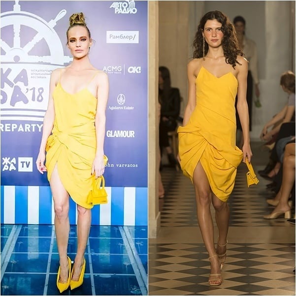 Новая русская икона стиля показала, как нужно носить желтый этим летом