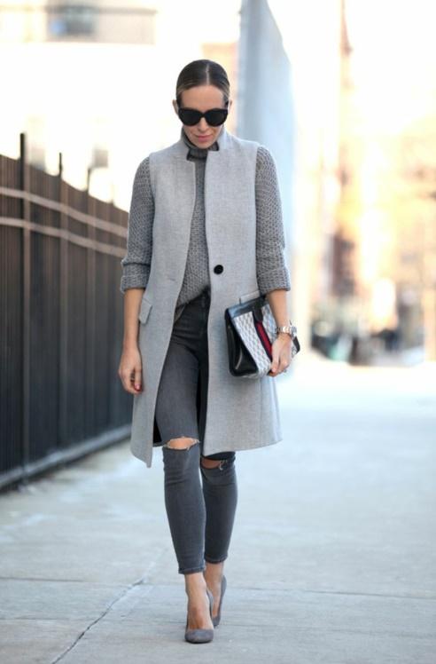 Серый — это не скучно: 13 способов носить серый так, чтобы вами восхищались